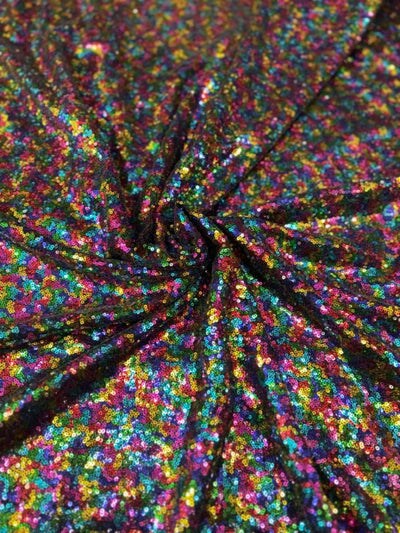 1 Yard Glitz Sequin Fabric Sparkling Mesh Polyester for Costumes Events and Decorations Width 50–54 inches