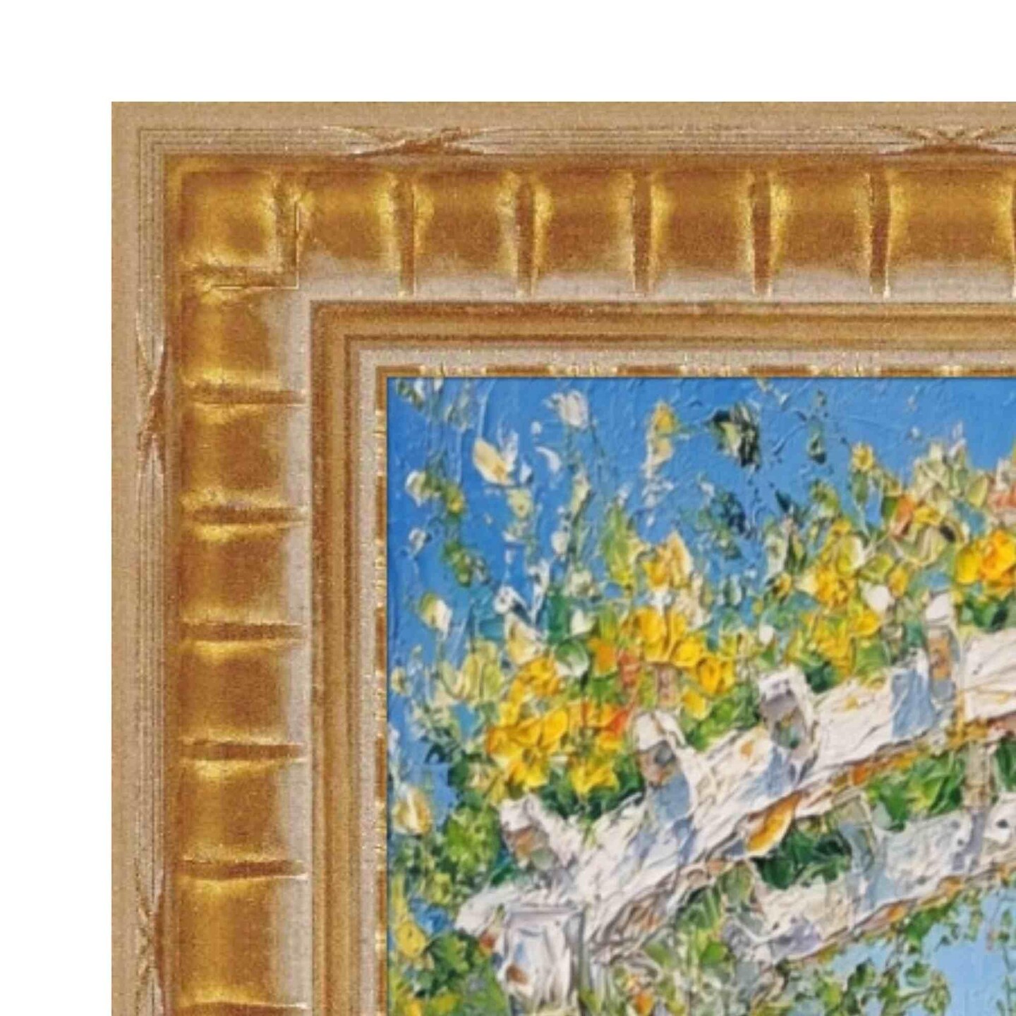 Gladiator Gold Ribbed Picture Frame 16x24 frame