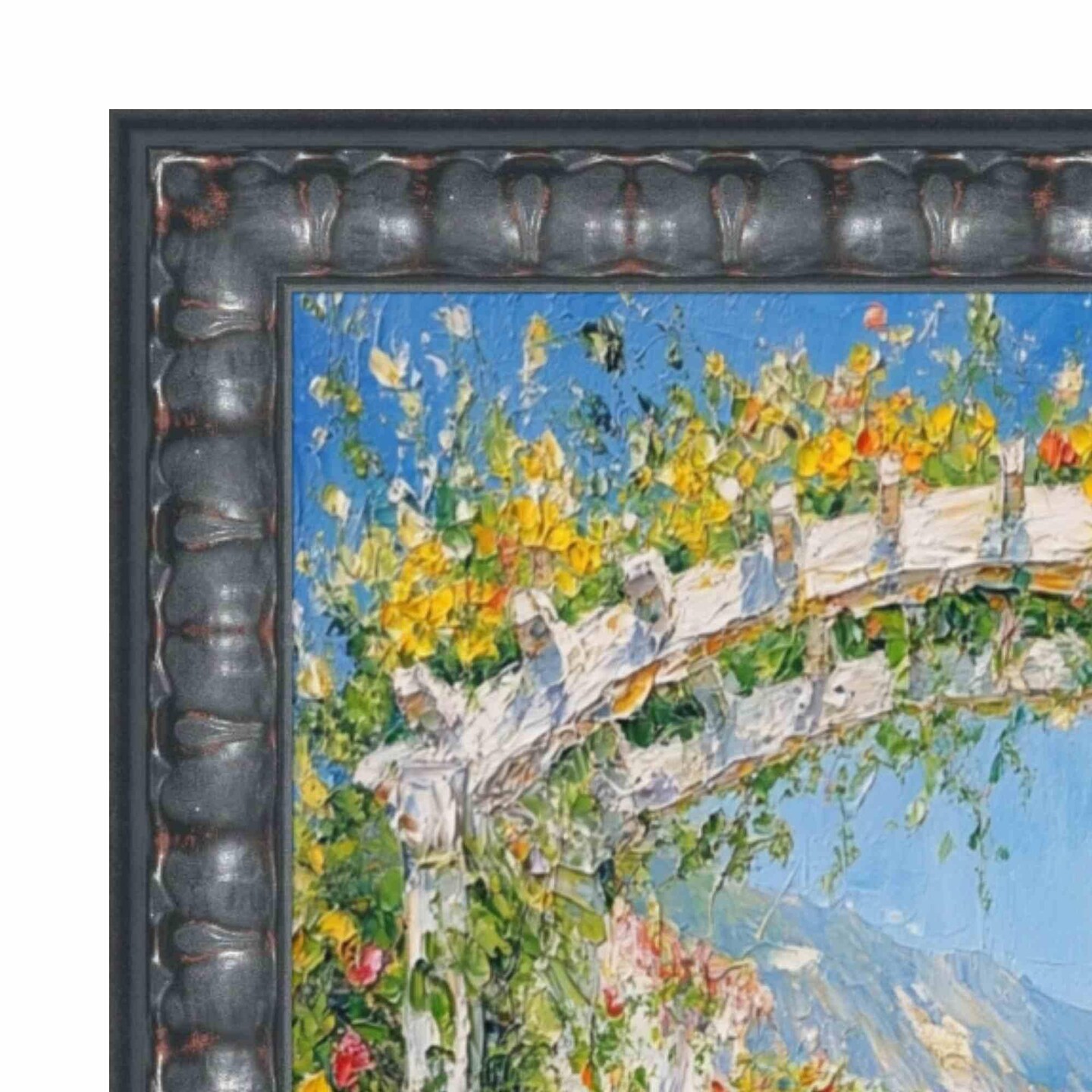 Gotham Gothic Black Ornate Picture Frame 16x20 frame