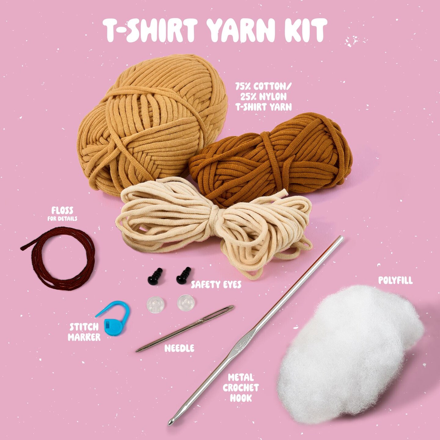 Bucilla Amigurumi Crochet Kit Dion the Dog