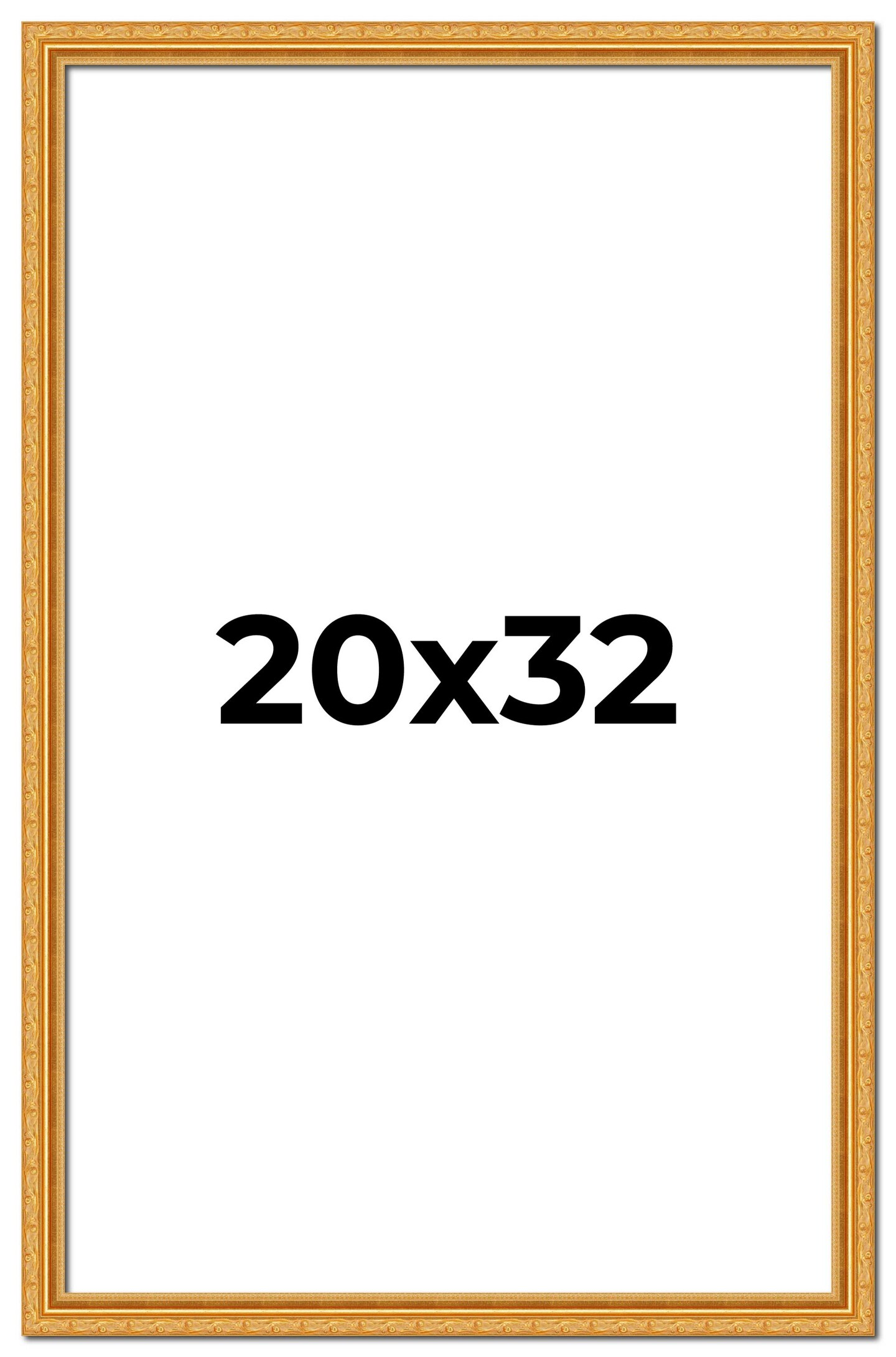 20x32 Museum-Quality Picture Frame with UV-Resistant Acrylic &#x26; Acid-Free Backing, Available in 4 Finishes - Gold, Silver, Bronze, and Black