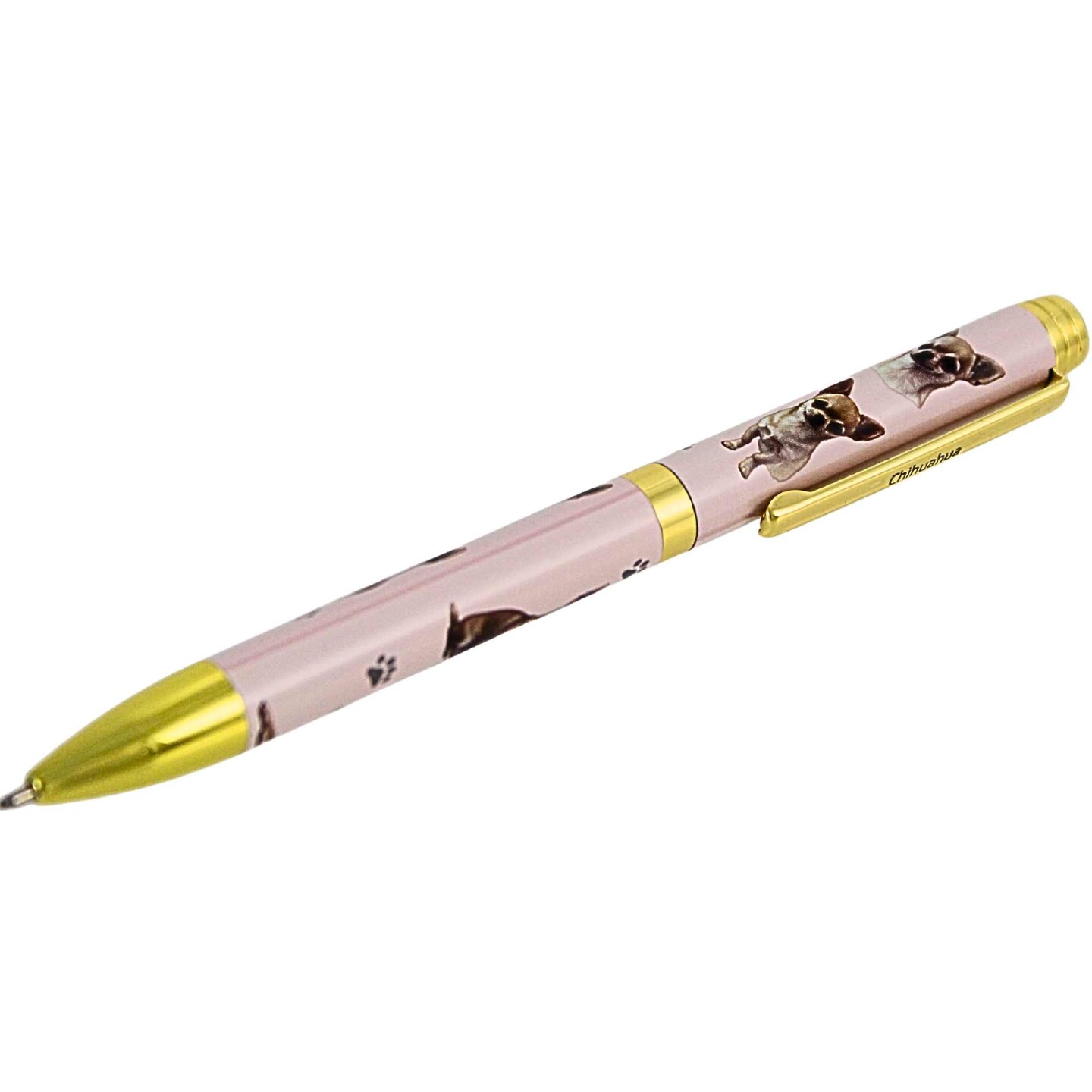 E & S Imports 5.5 Inch Chihuahua, Tan Ballpoint Pen Everyday Pen , Writing Dog Puppy Pet