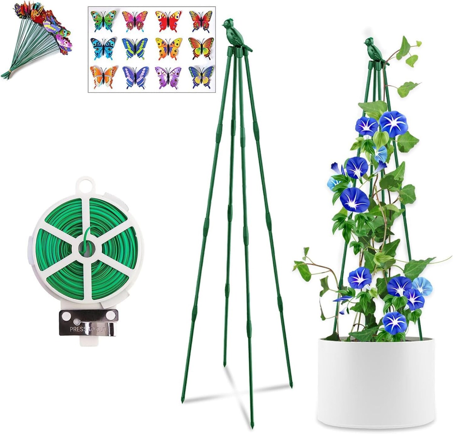 2Pack 59 inch Garden Obelisk Trellis