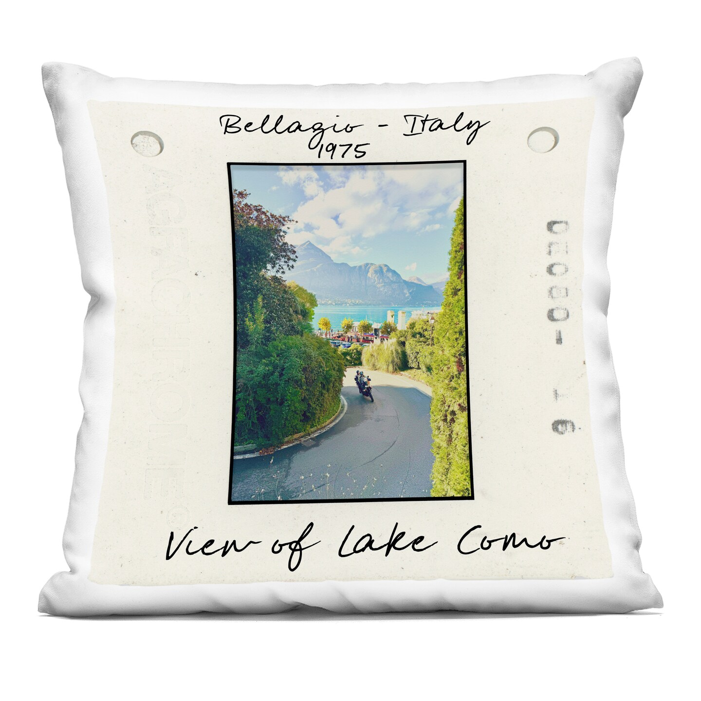 Stupell Industries Italy Travel Vintage Photo Decorative Printed Pillow design by Val Rhodes, 18 x 7 x 18