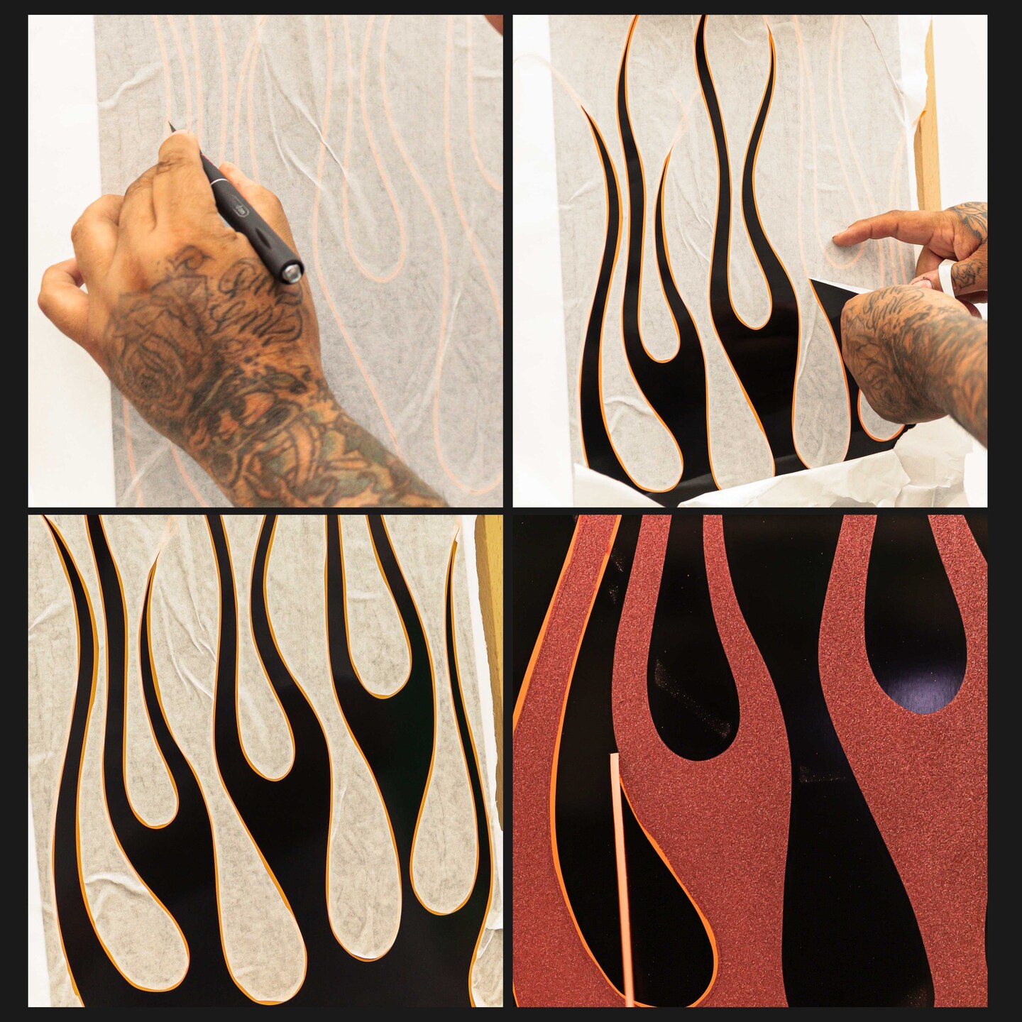 Custom Shop 12&#x22; x 30&#x27; Roll of Semi-Transparent Masking Film/Frisket for Artists, Airbrush Graphics, Auto, Tracing, Cutting Templates, Stencil Making