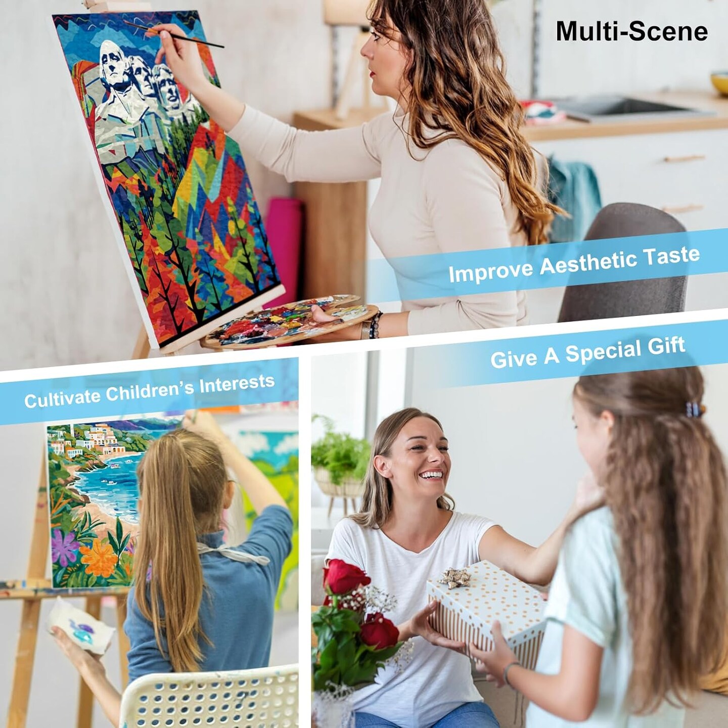 Paint by Numbers Kit for Adults Beginners, Sunflower Acrylic Adult Paint by Number Kits on Canvas, Sunflower Digital Oil Number Painting Kits for Home Decor Gift 16&#x22;x20&#x22;