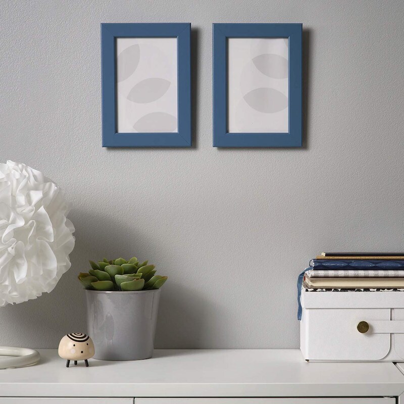 Frame Dark Gray Blue 4x6&#x22; Compact and Versatile Picture Frame