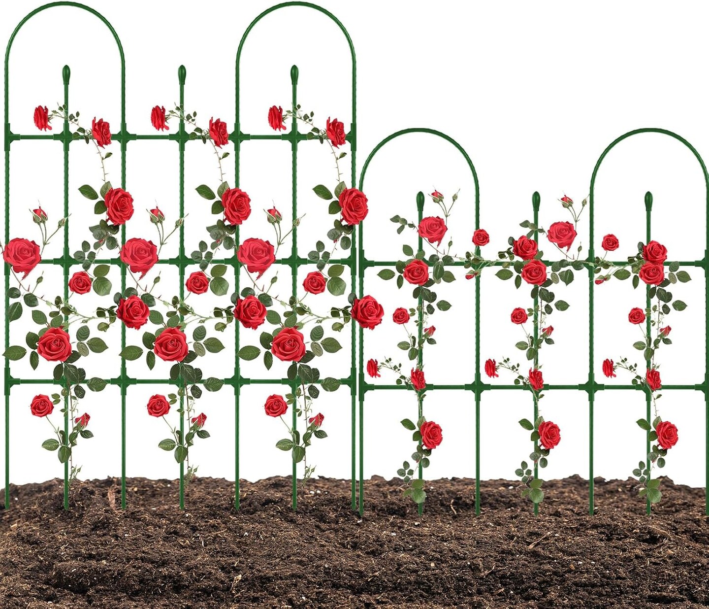 2 Pack Garden Trellis for Climbing Plants Outdoor
