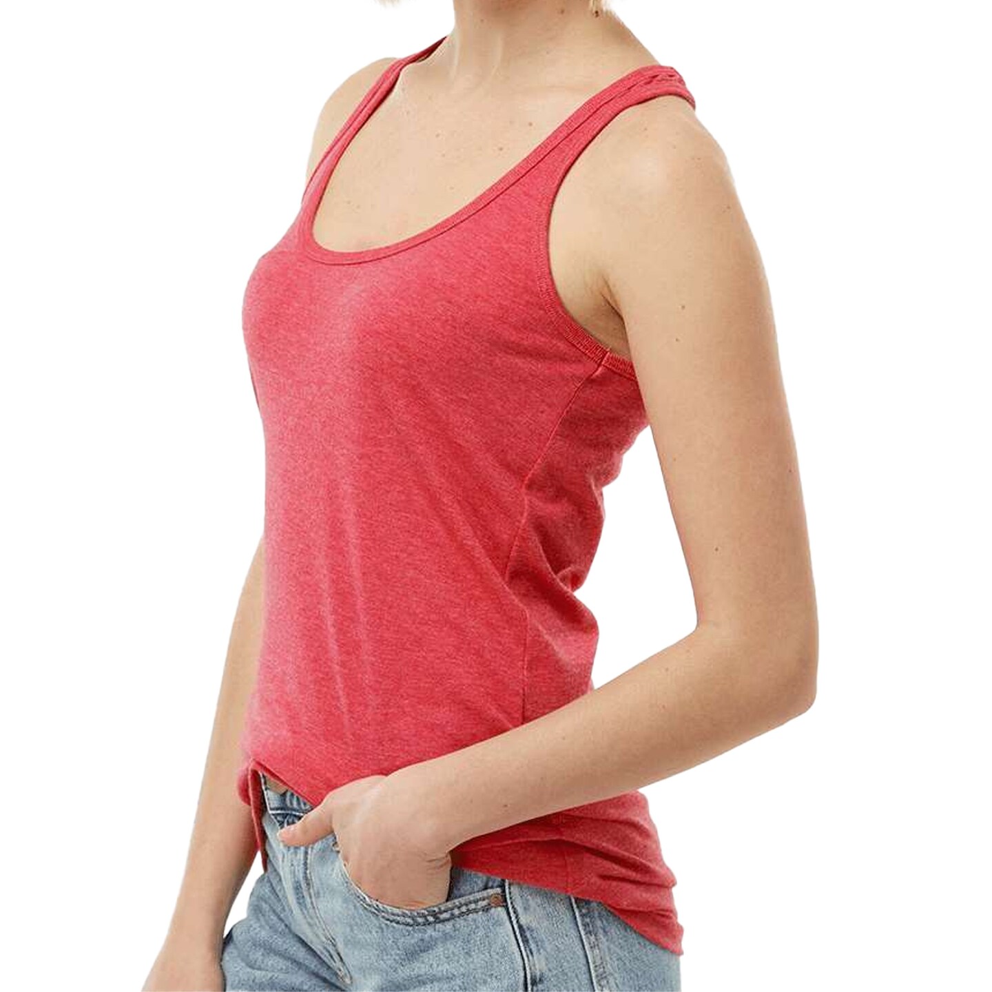 Tultex Women’s Poly-Rich Racerback Tank Top, Lightweight Sleeveless Blanks for DIY Crafting