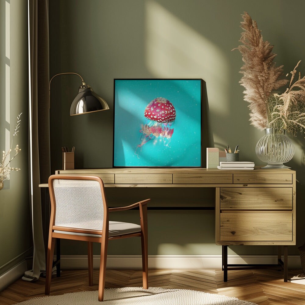 Hallucination Square Canvas Art | Modern Home Wall Decor 24x24 Canvas - Corporate Office Art