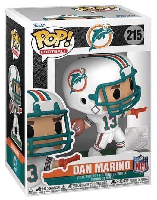 Dan Marino Miami Dolphins White Jersey NFL Funko Pop! Legends