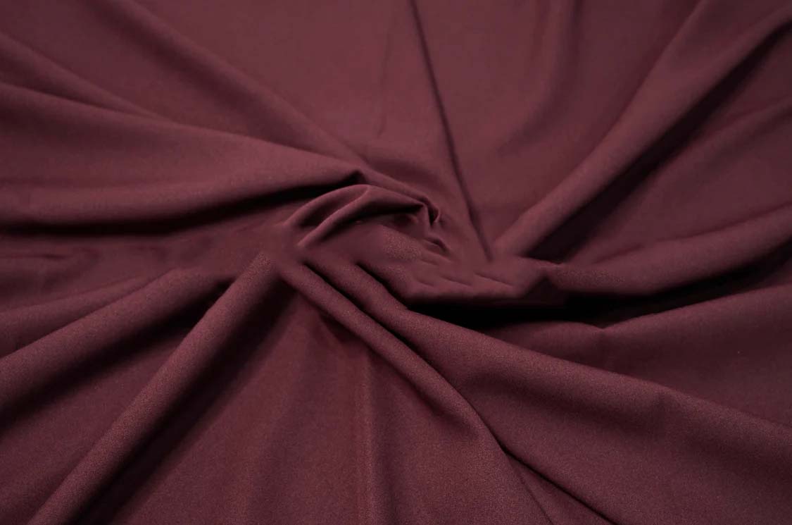 1 Yard Scuba Double Knit Wrinkle Free Polyester Fabric Mechanical Stretch And Multiple Colors