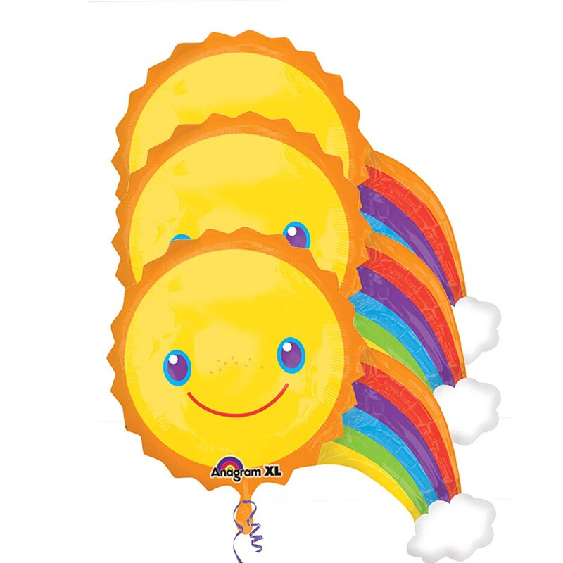 Anagram&#xAE; 33 Inch Smile Rainbow Balloon