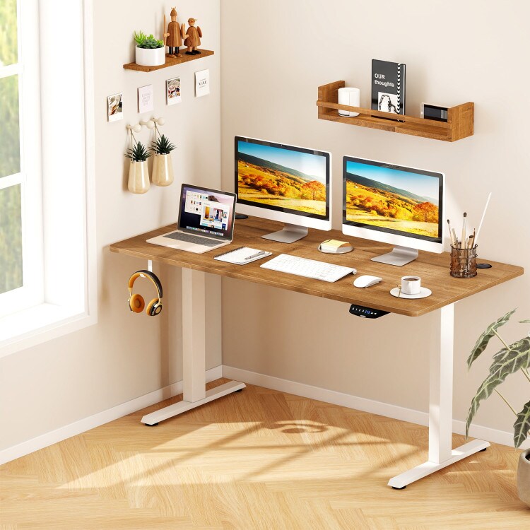 Universal Desk Tabletop 55 x 28 Inch for Standard and Standing Frames
