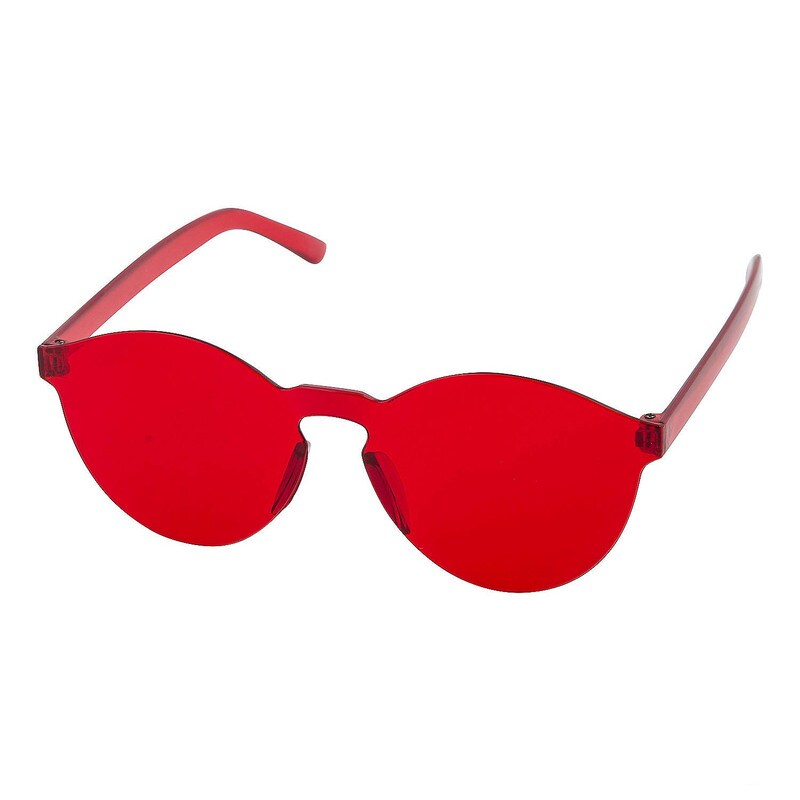 Rimless Blue Glasses 12 Pieces