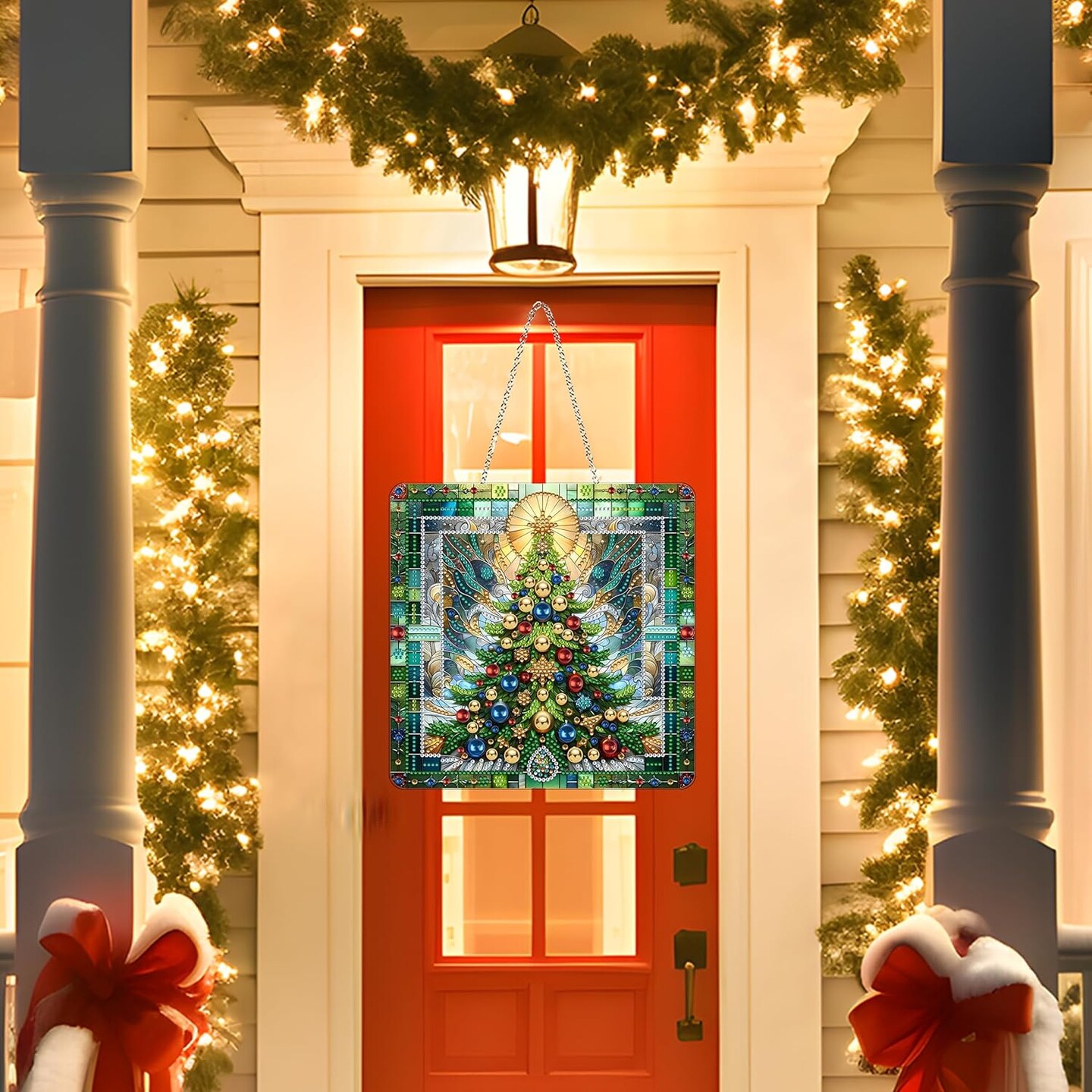 DIY Acrylic Diamond Art Painting Wreath Kits Special Shaped Rhinestone