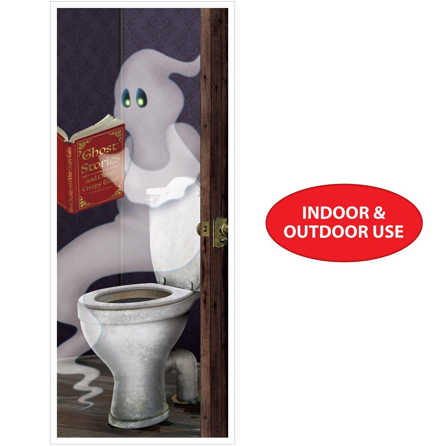 12 Pack Beistle Halloween Ghost Restroom Door Cover
