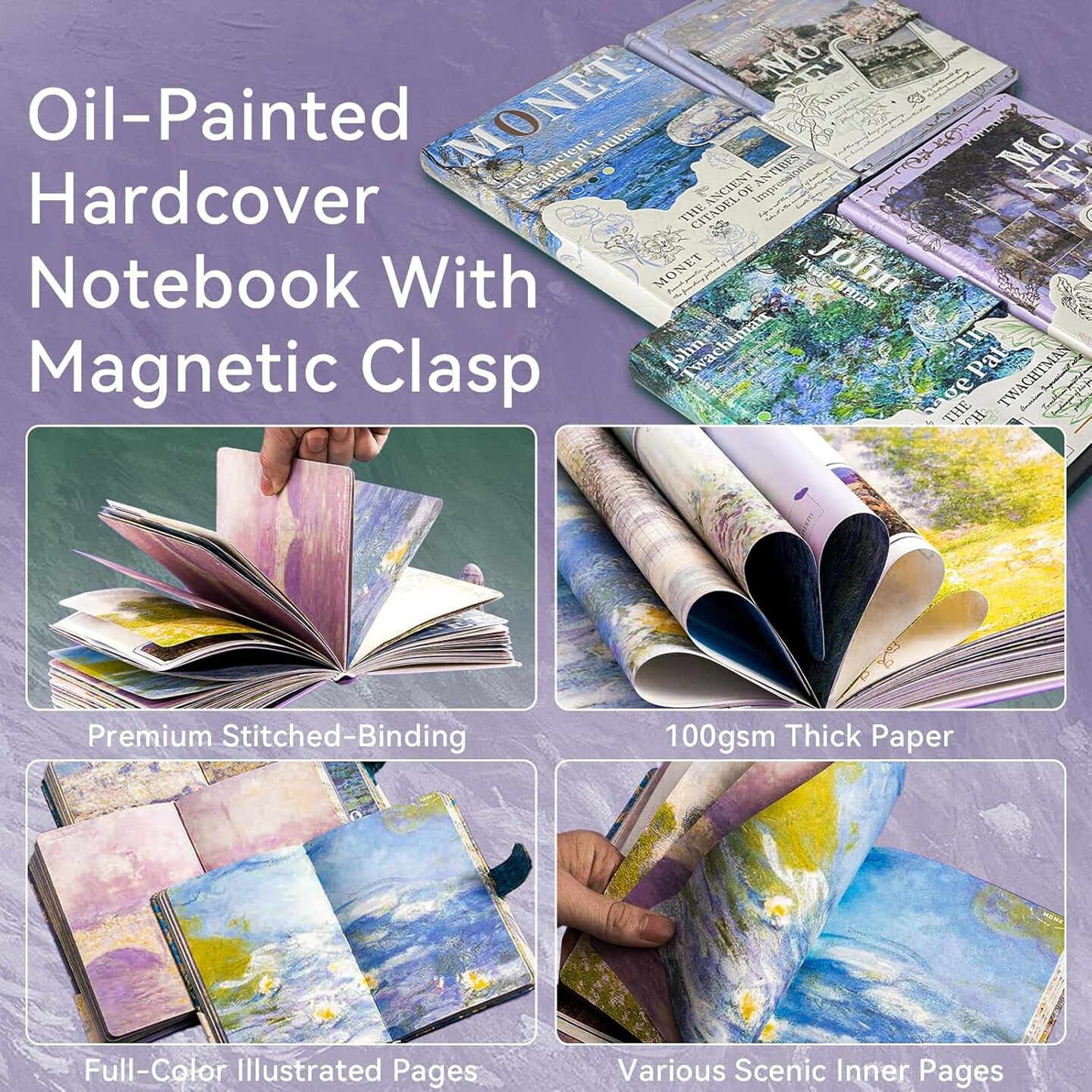 Charming Oil Painting DIY Journal Kit, Scrapbook Kit(Poplars)