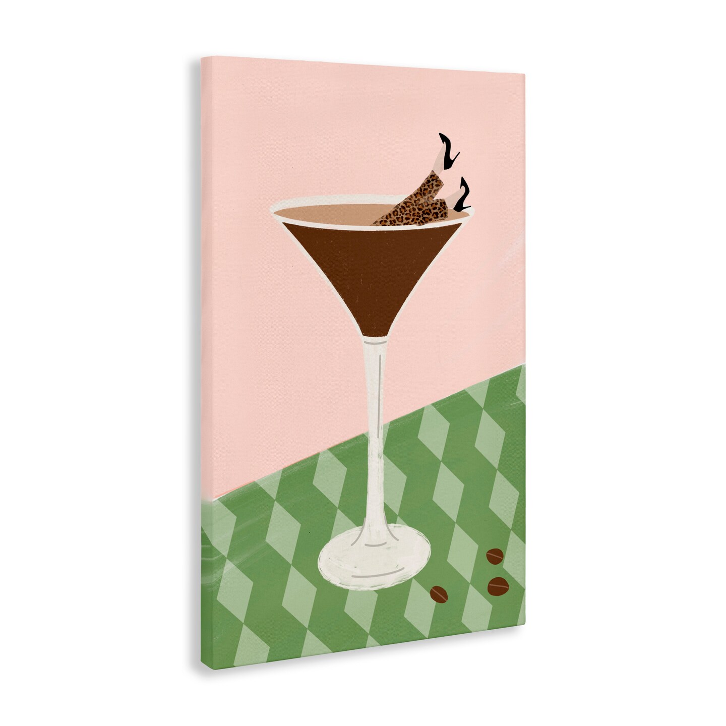Stupell Industries Glam Martini Splash Canvas, design by Emily Navas