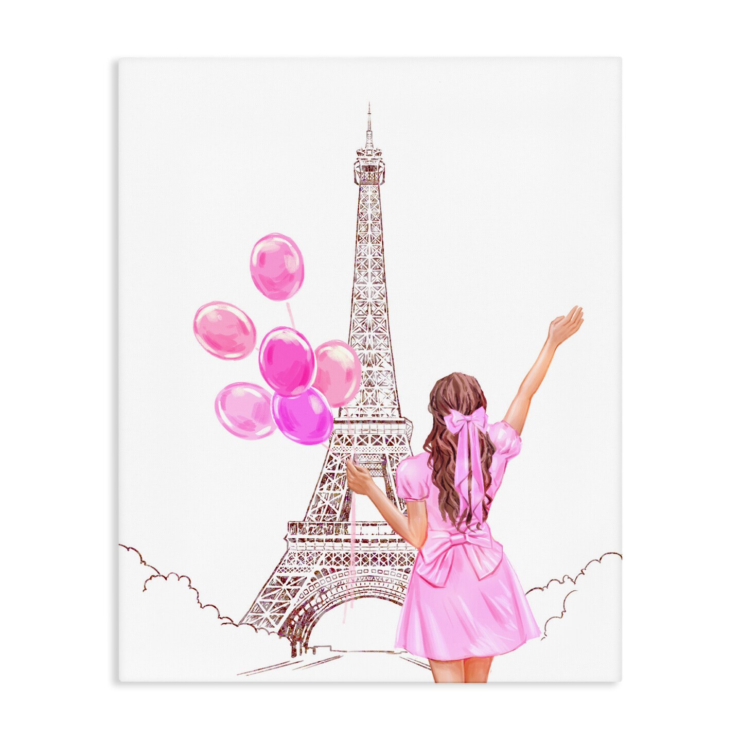 Stupell Industries Chic Paris Celebration Canvas, design by Ziwei