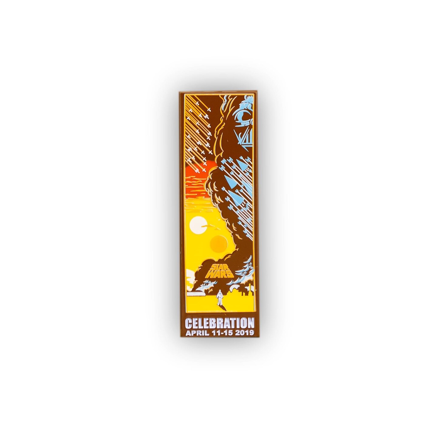 Star Wars A New Hope Movie Poster Pin | Artwork By Eric Tan | 2 Inches Tall