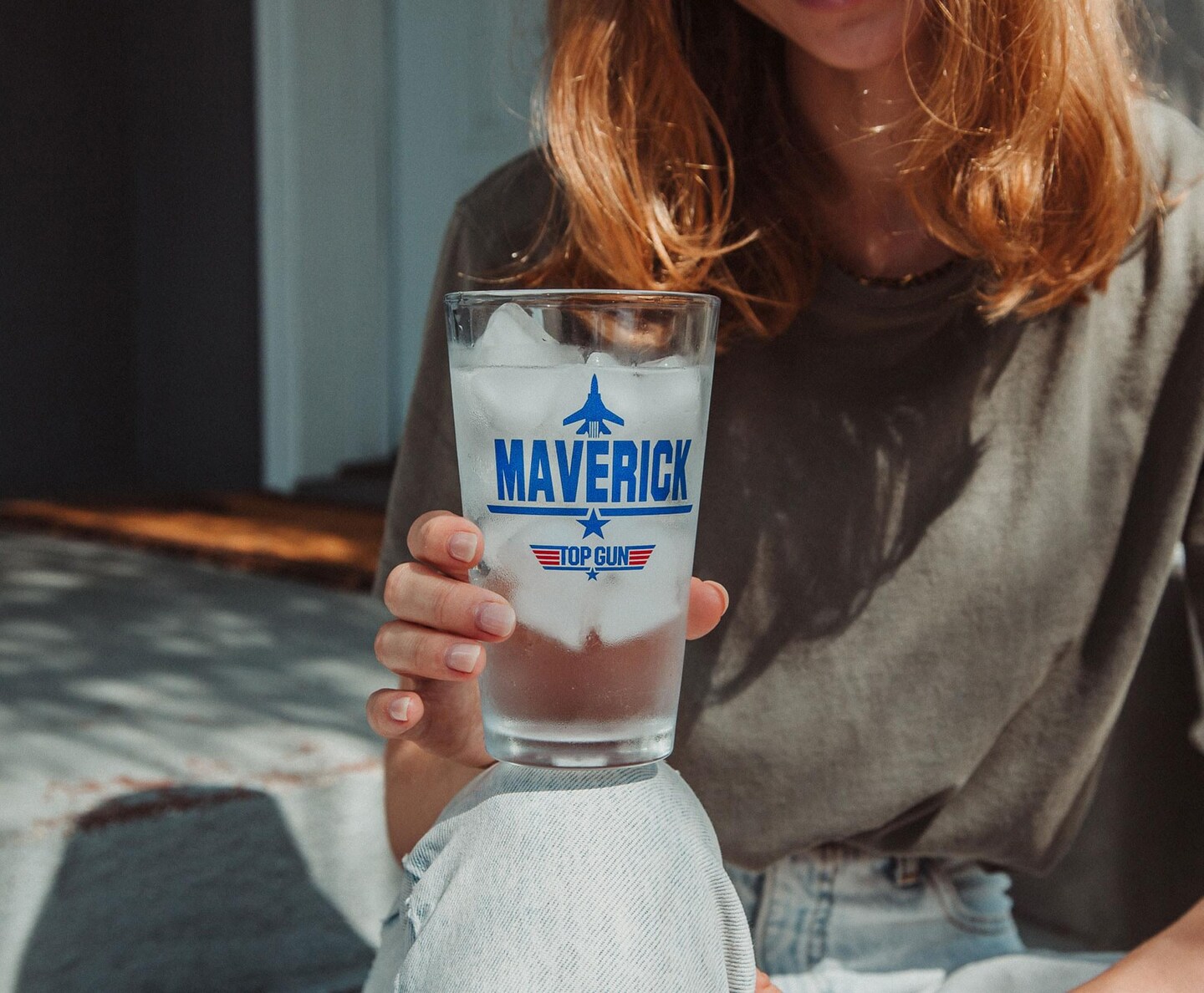 Silver Buffalo Top Gun Pint Glasses - Thumbnail 3
