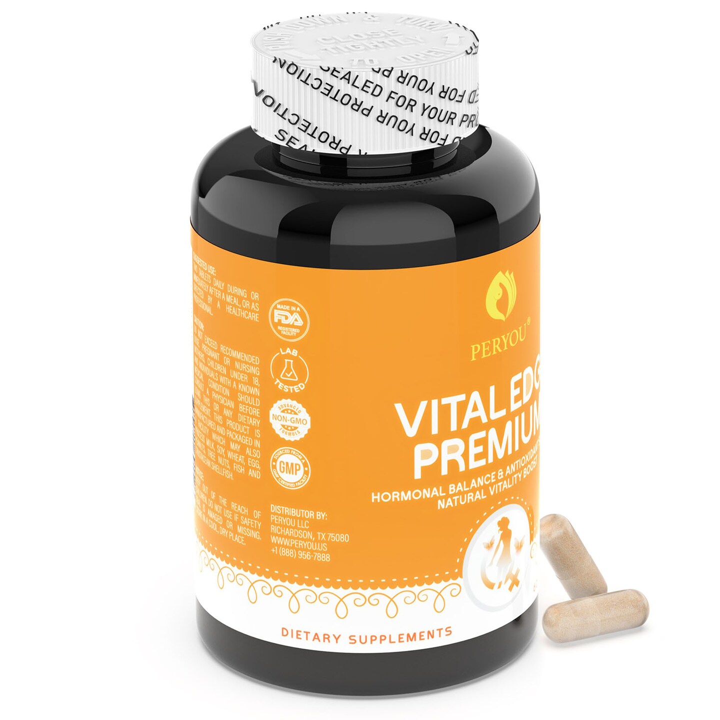 Vital Edge Premium Advanced Performance Supplement for Energy Focus & Recovery