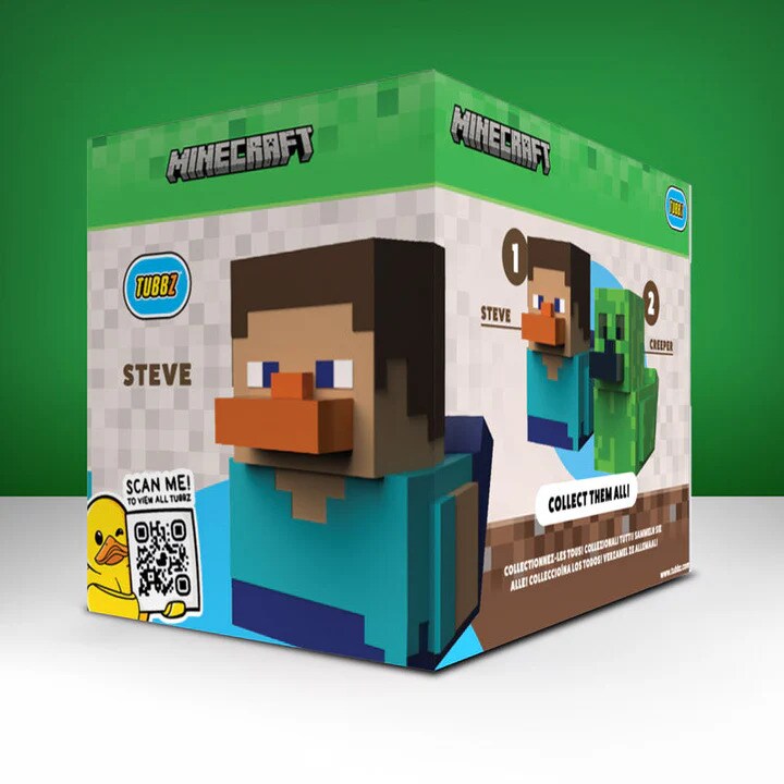 Tubbz - Minecraft - Steve #1 (Boxed Edition) [COLLECTABLES] Figure ...