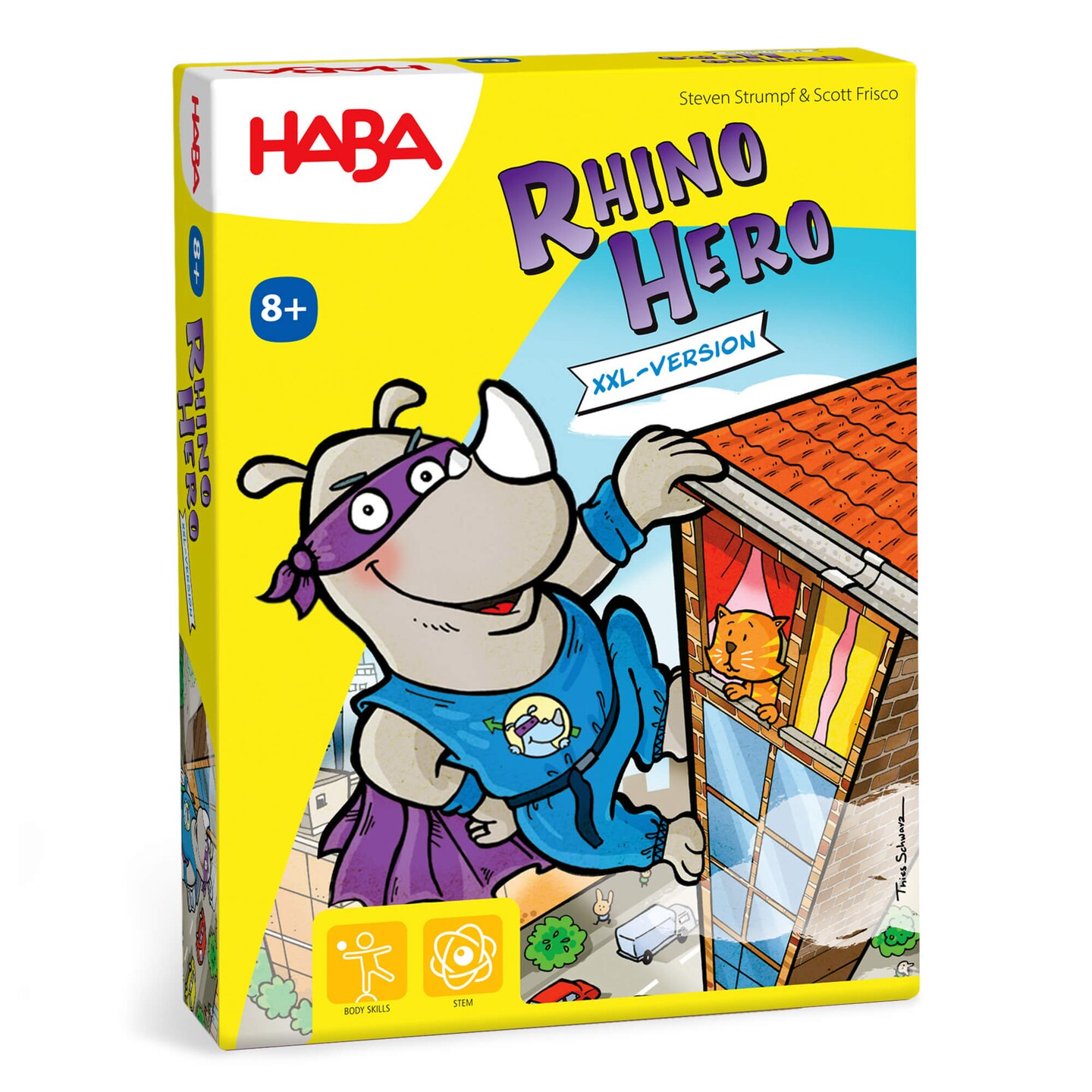 HABA Giant Rhino Hero XXL Stacking Card Game