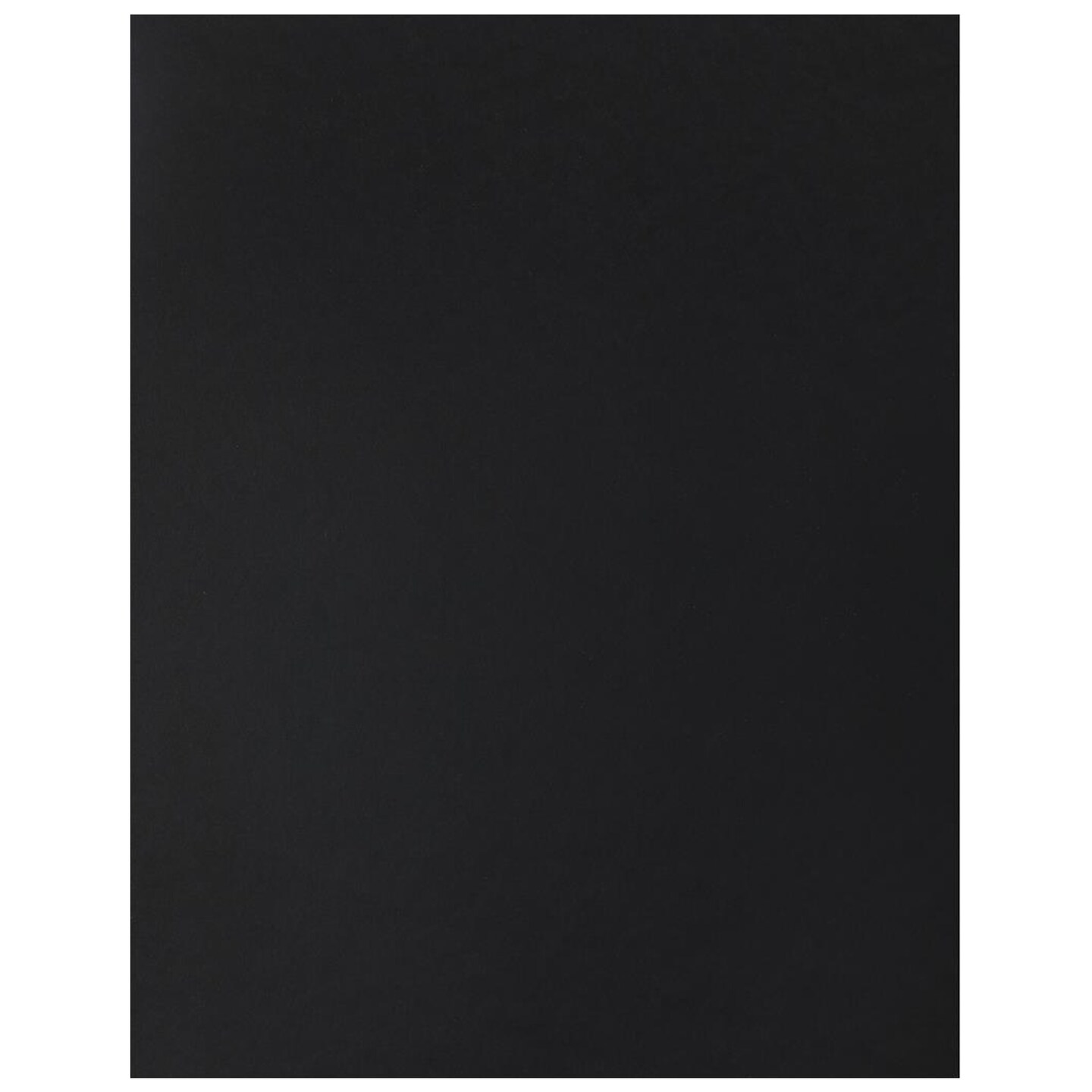 PA Paper Accents Smooth Cardstock 8.5" x 11" Black, 80lb colored cardstock paper for card making, scrapbooking, printing, quilling and crafts, 50 piece pack