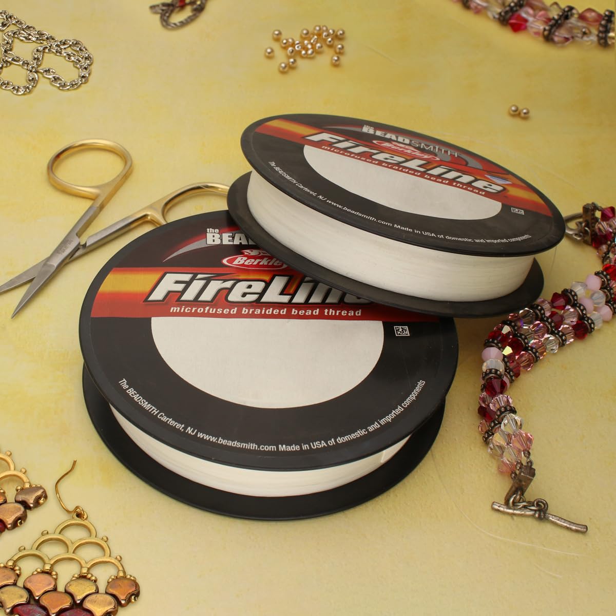 The Beadsmith Fireline by Berkley &#x2013; Micro-Fused Braided Thread