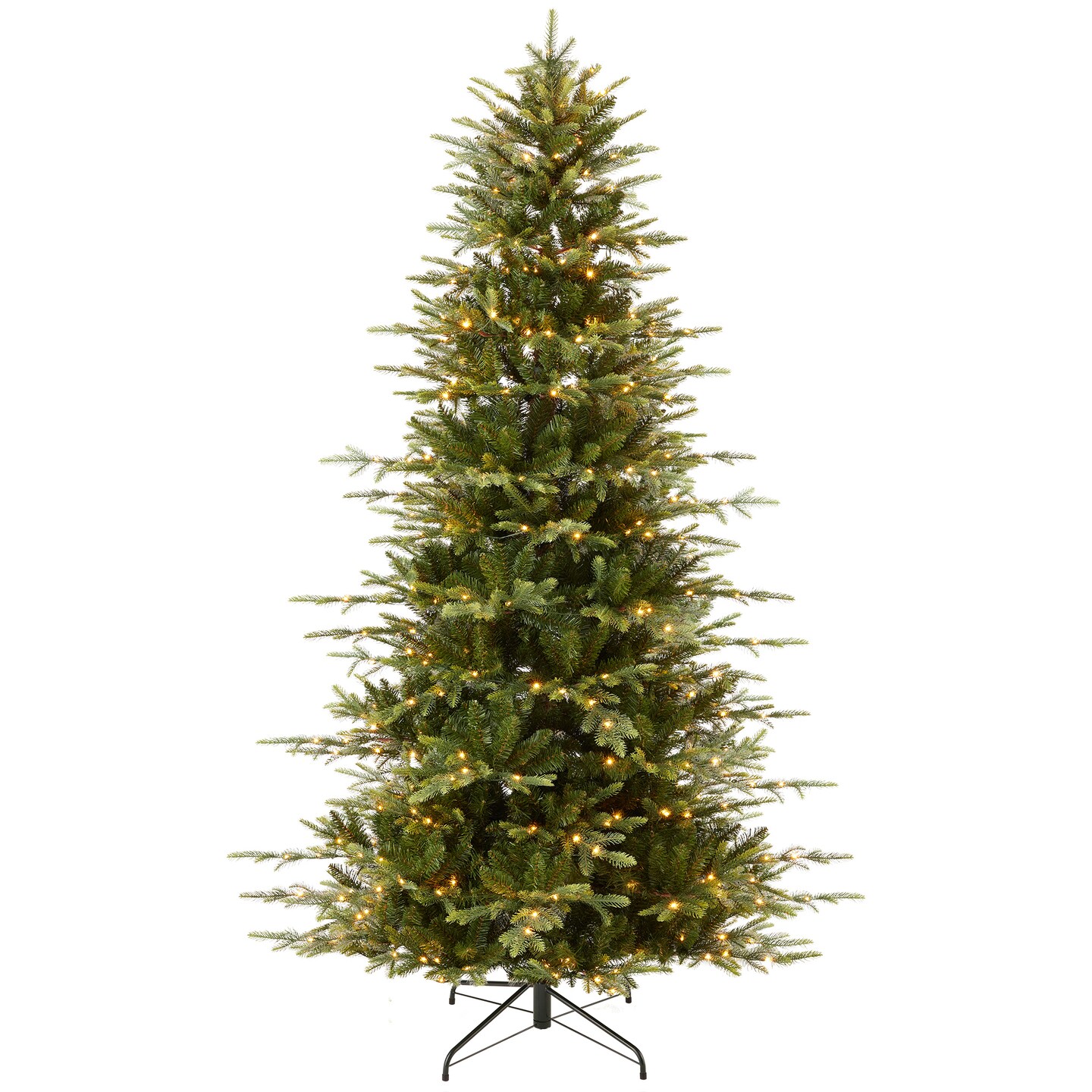 Best Choice Products Pre-Lit Artificial Aspen Noble Fir Christmas Tree w/ Branch Tips, LED Lights