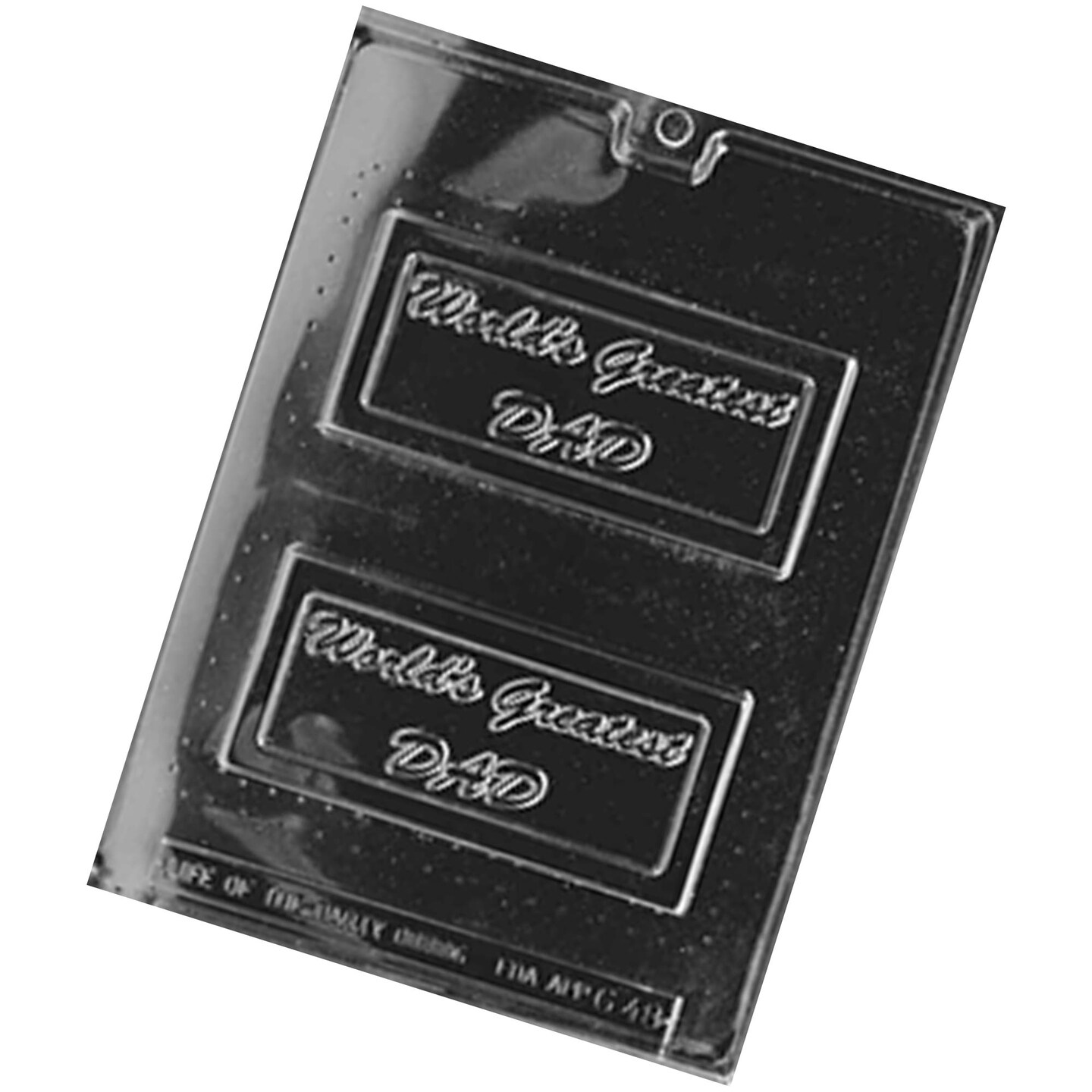 World&#x27;s Greatest Dad Gift Card Chocolate Mold