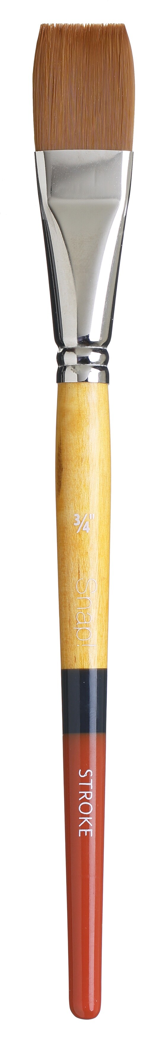 Princeton Snap! Golden Taklon Short Handle Brush-Stroke 3/4" Width