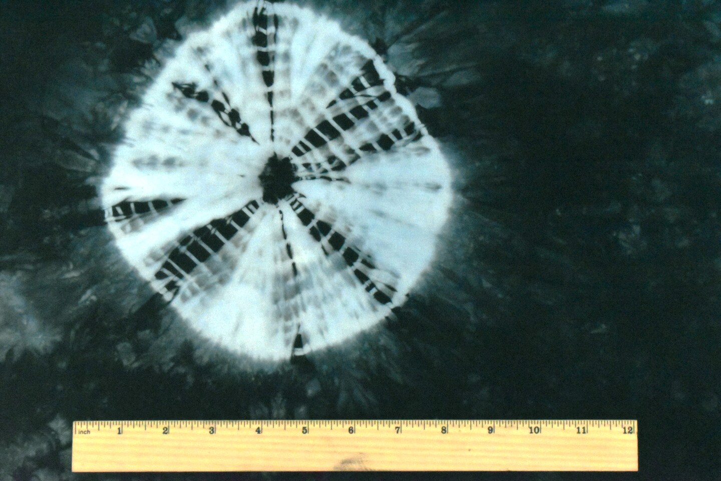 Black-Gray-White Famous Designer Tie Dye Printed Rayon Challis Fabric By the Yard