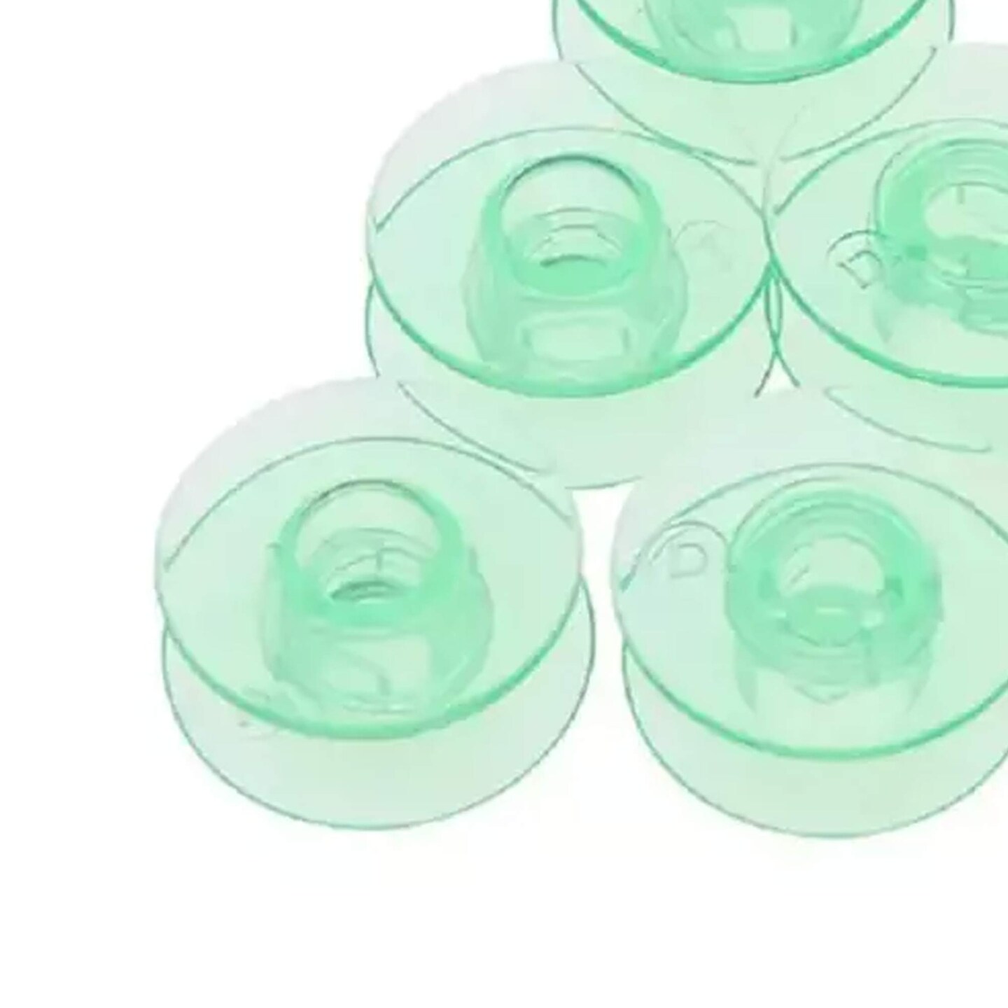 Green Plastic Sewing Machine Bobbin for Viking Machines Durable Non OEM