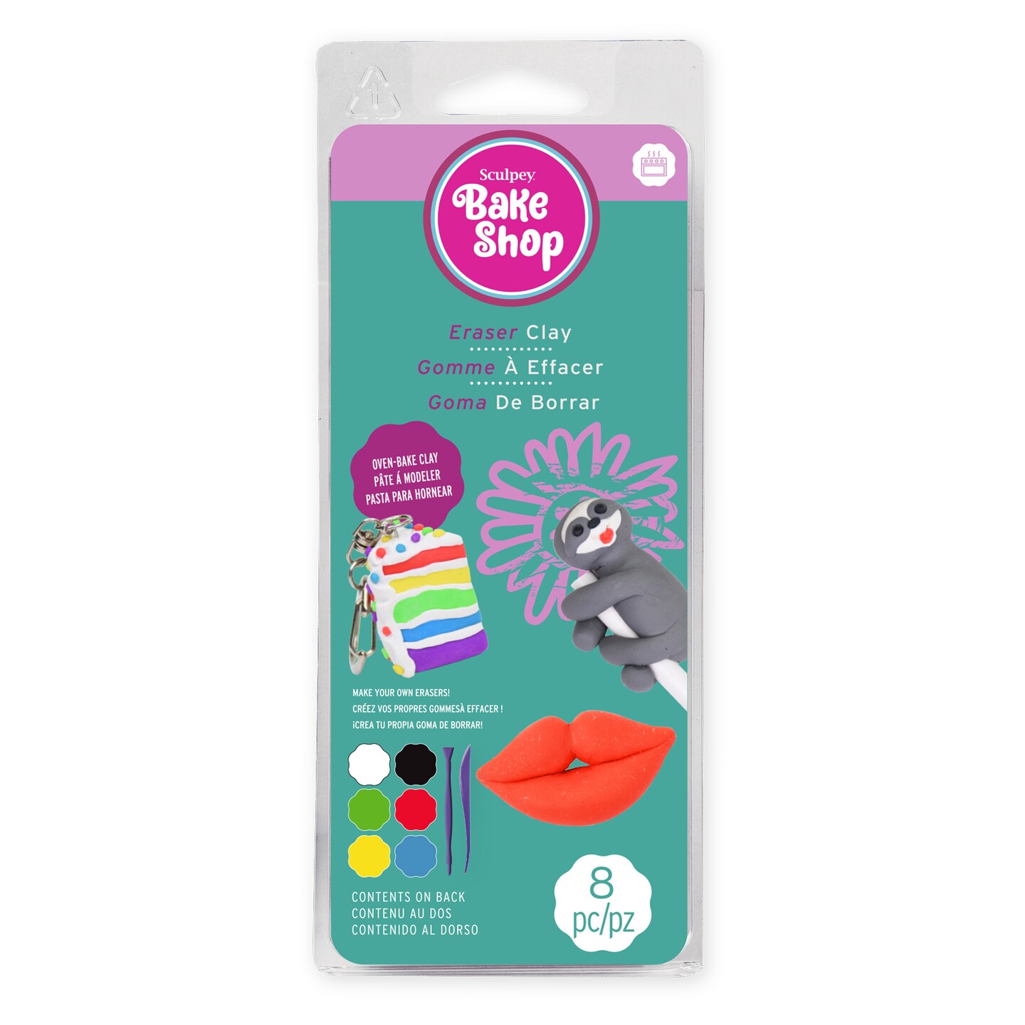 Sculpey Bake Shop Oven-Bake Clay Kit-Amazing Eraser Clay