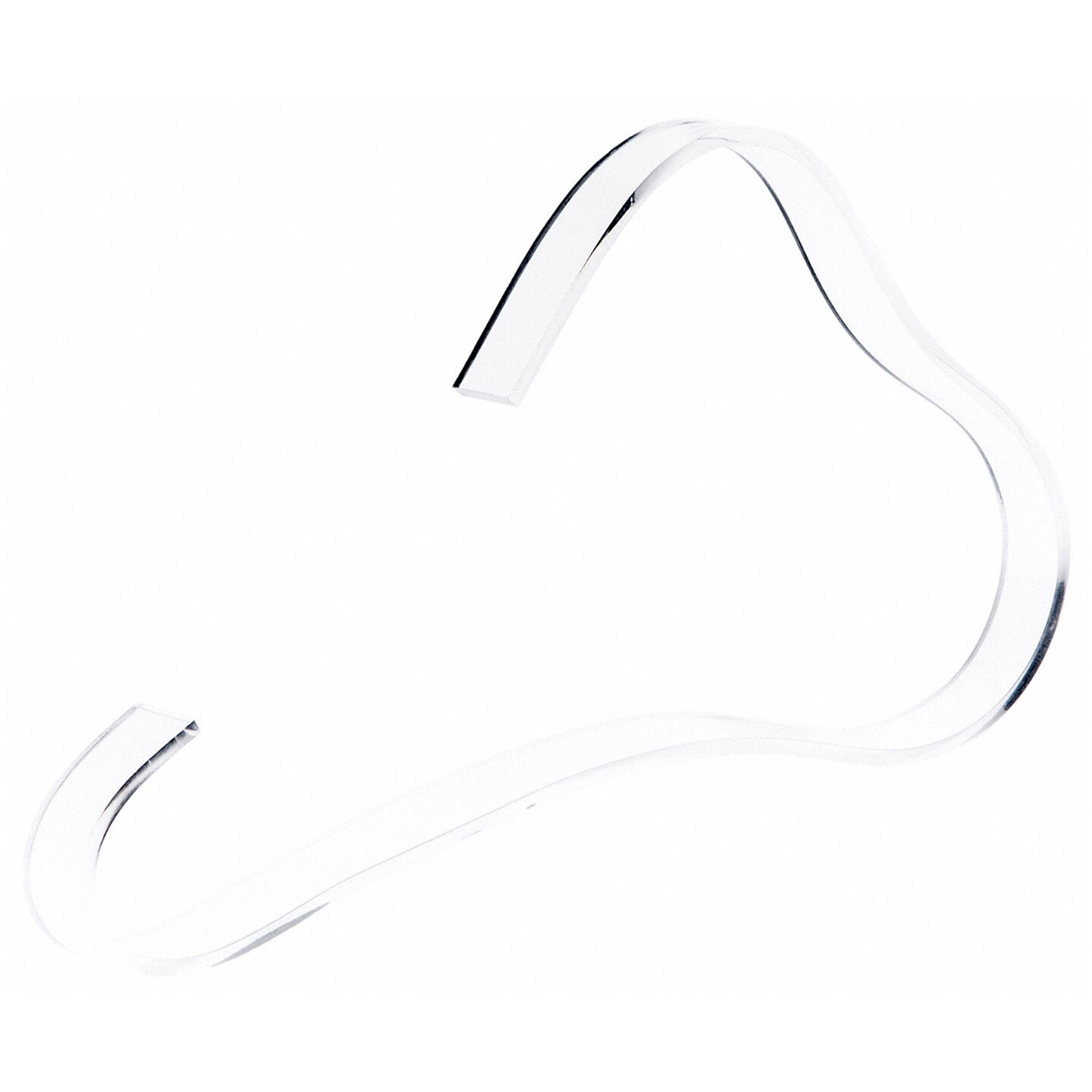 Plymor Clear Acrylic Sandal/Strap Heel Insert Display, 0.625" W x 8" D x 6" H