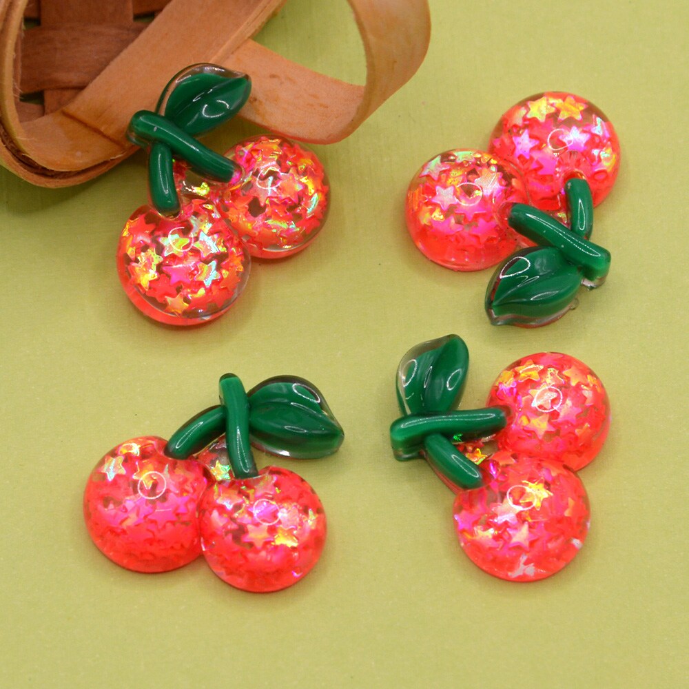 Dress It Up Button Shop Large Cherries