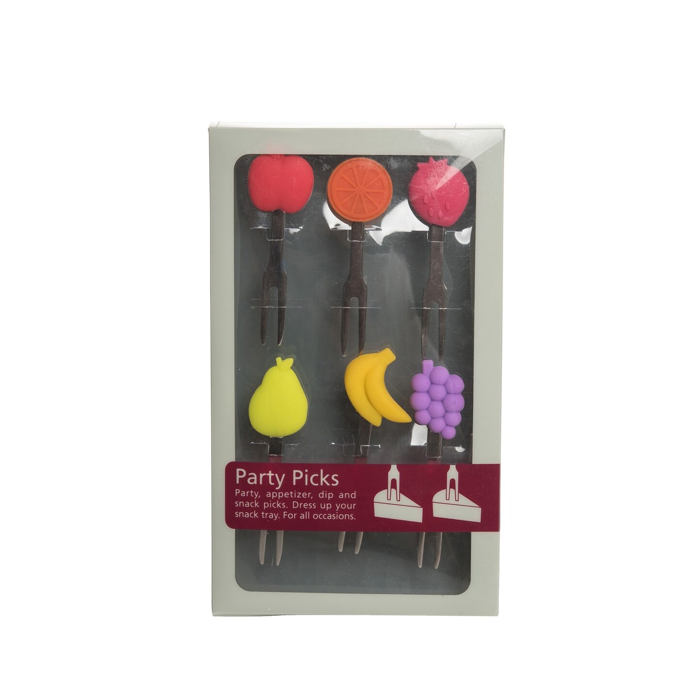 Silicone Cactus Wine Markers 6 Piece main image 1