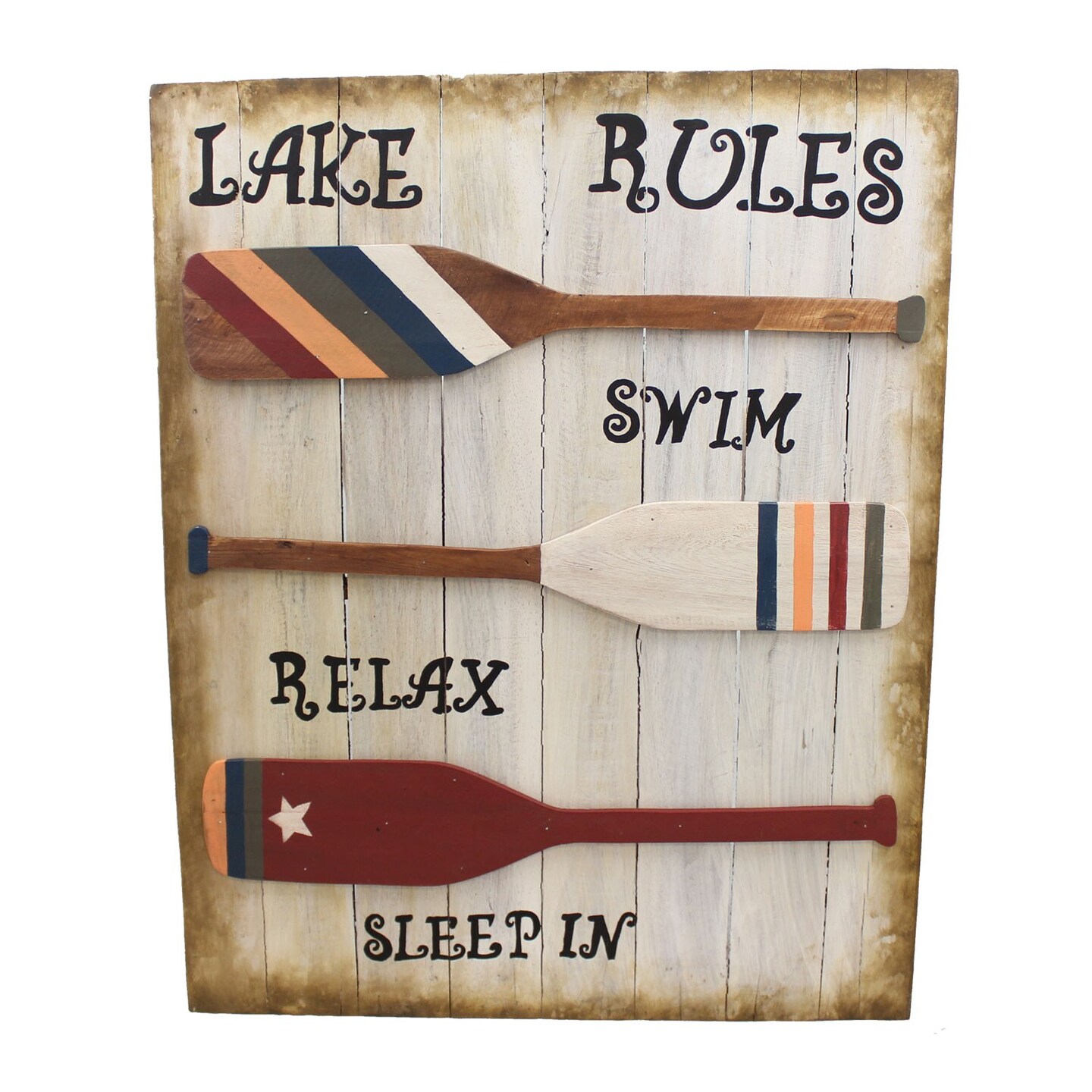 Wood Lake Rules with Paddles