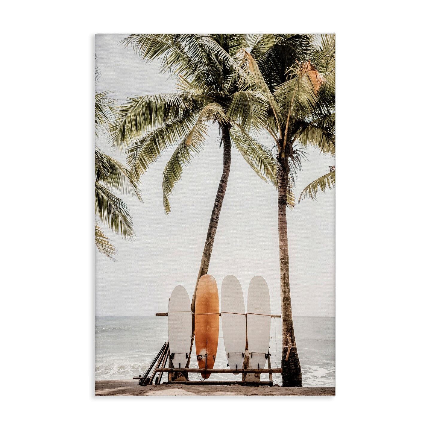 Stupell Industries Hawaii Surfboards View Canvas Wall Art Design by Sisi and Seb