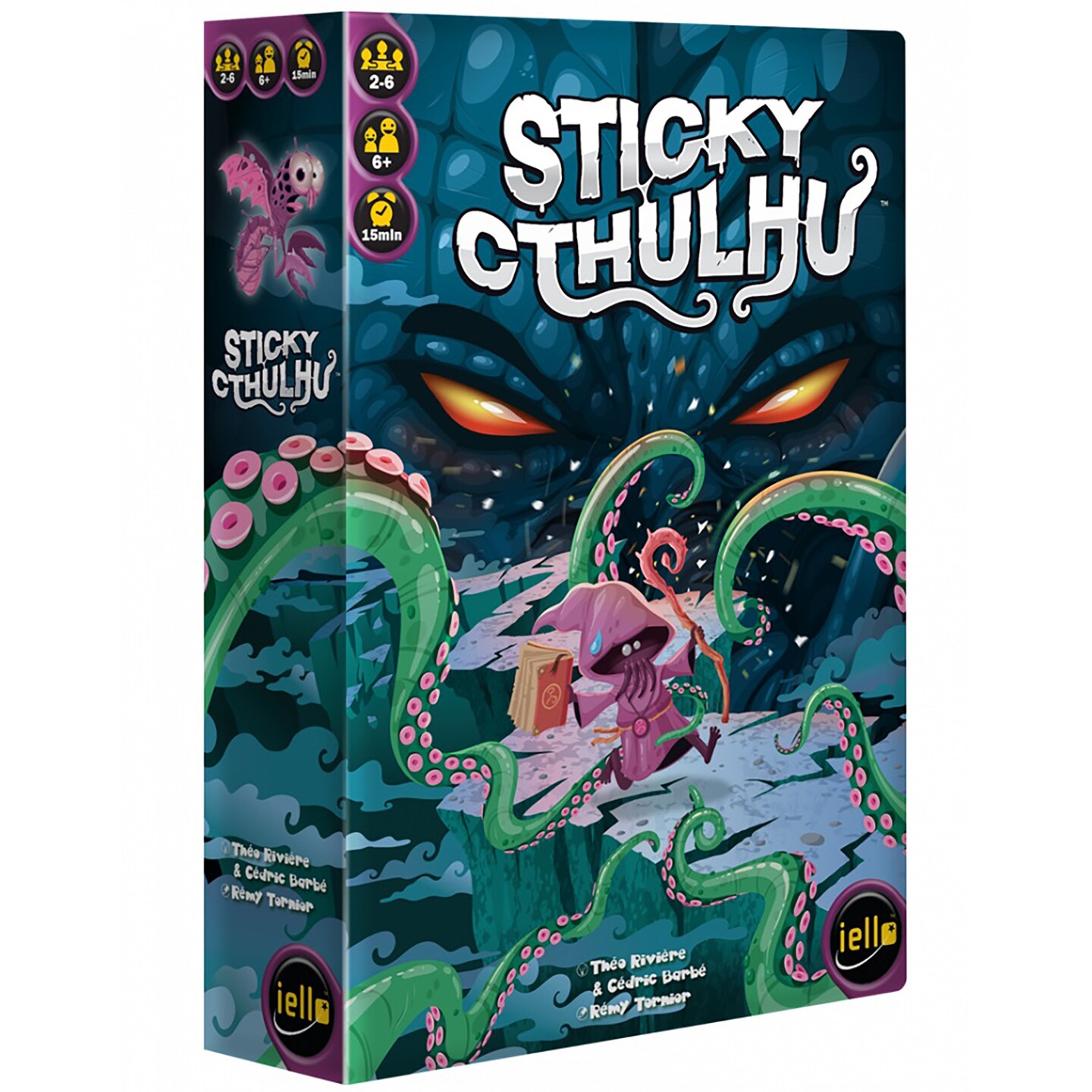 Sticky Cthulhu - Monster Catching Lovecratian Game, Kids &#x26; Family, Iello Games, Ages 6+, 2-6 Players, 15 Min