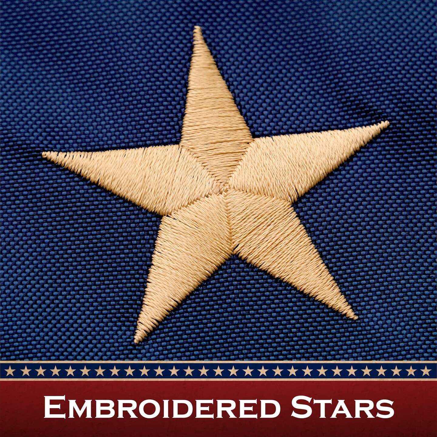 G128 3 Pack: American USA Tea-Stained Flag | 3x5 Ft | ToughWeave Pro Series Pole Sleeve Embroidered 420D Polyester | Embroidered Stars