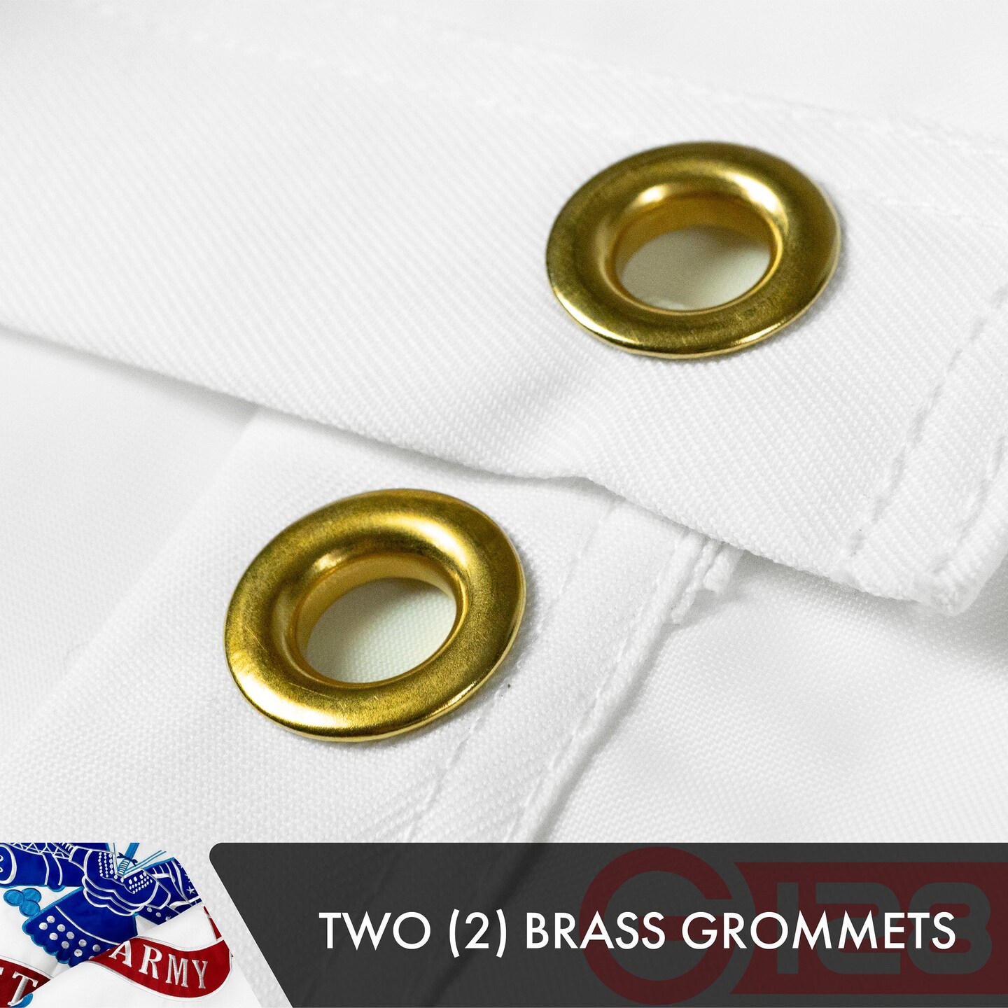 US Army Flag | 3x5 Ft, 2-Pack, Double-sided, Embroidered Polyester By G128