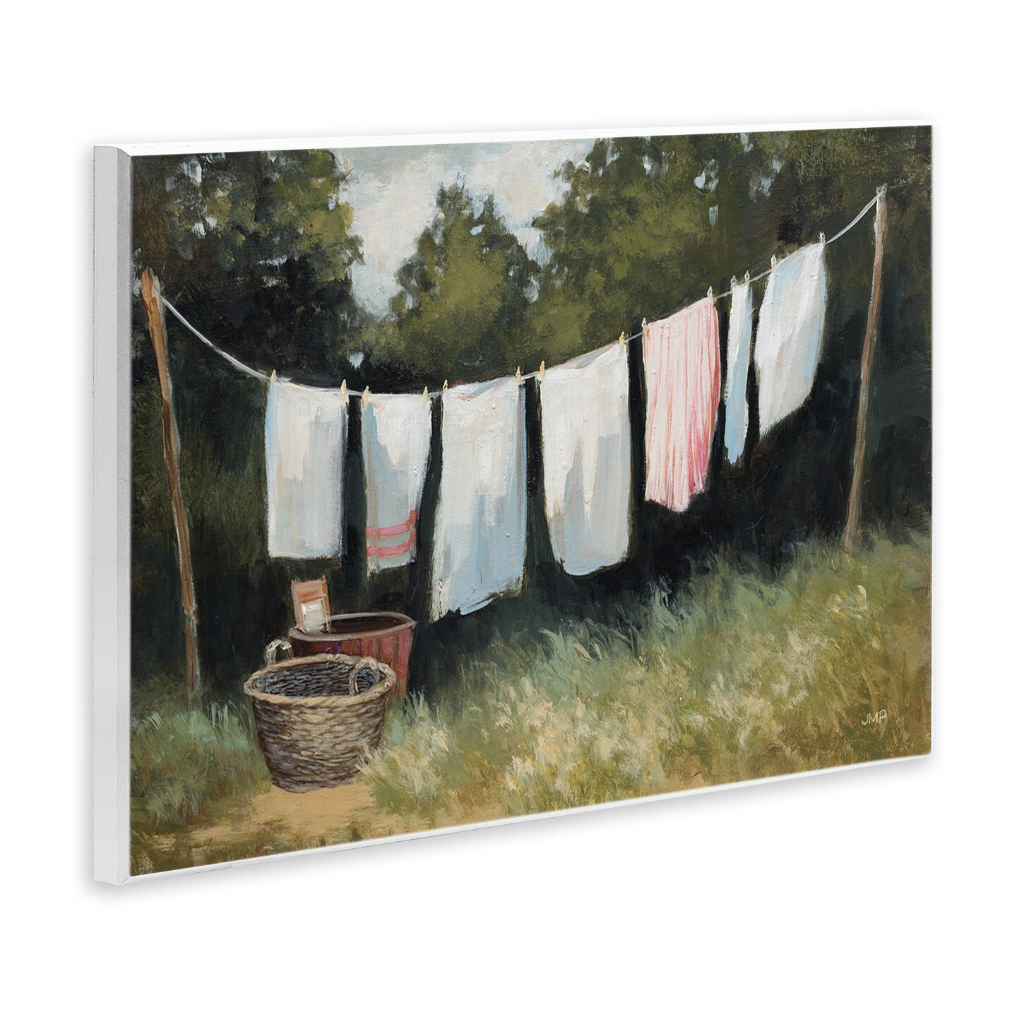 Stupell Industries Laundry Out To Dry Wall Plaque Art Design by Julia Purinton
