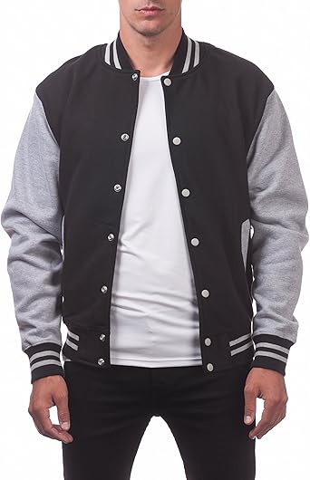 Varsity Fleece Baseball Jacket | RADYAN&#xAE;