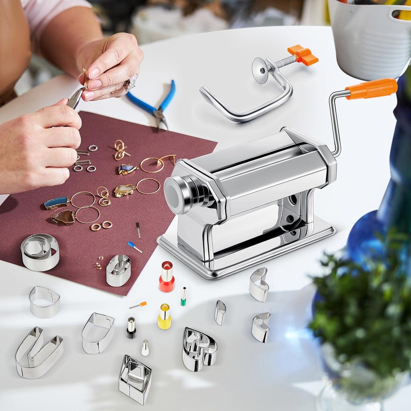 72 Pieces Polymer Clay Roller Tools Machine Clay Conditioning