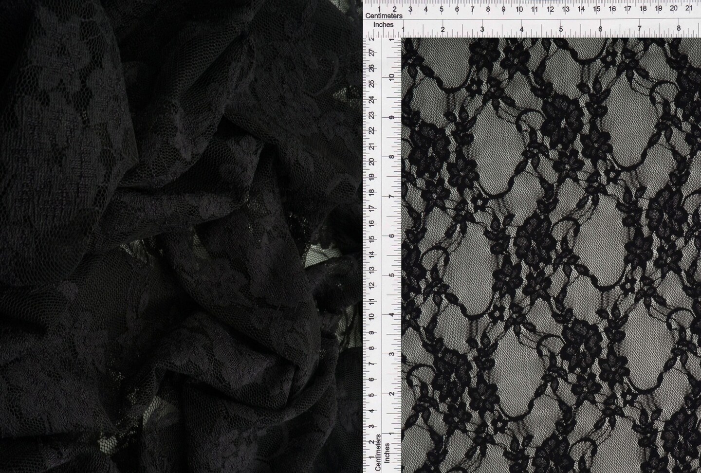 1 Yard Floral Lace Fabric 58/60 Inches Wide