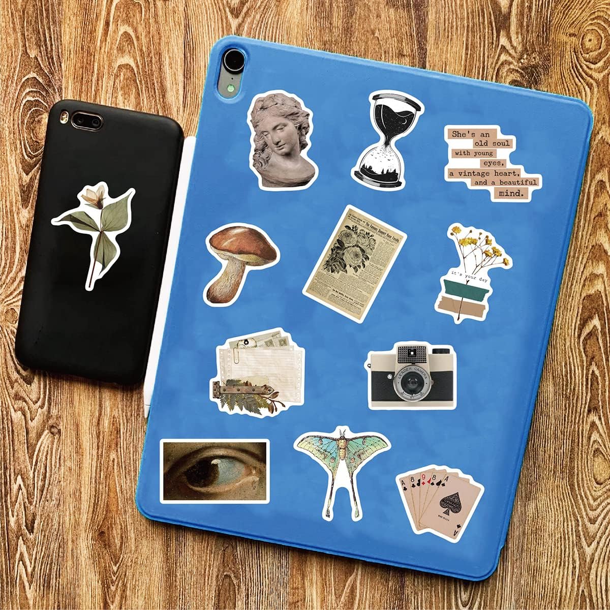 Old Times Vintage Stickers Scrapbook Supplies (Spring Flowers) 2.6 x 2.3 x 0.3 inches